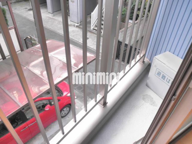 バルコニー　南西向きの明るいベランダ