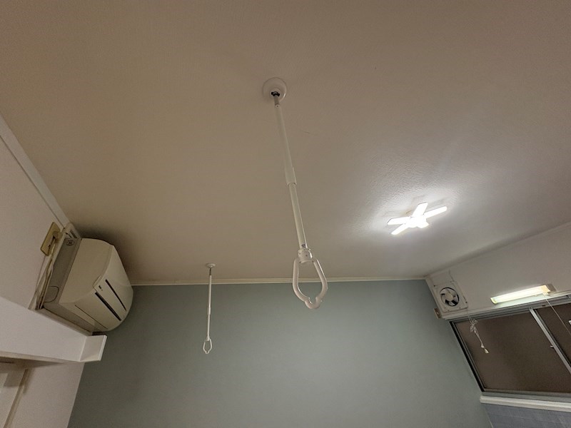 その他設備　室内物干し