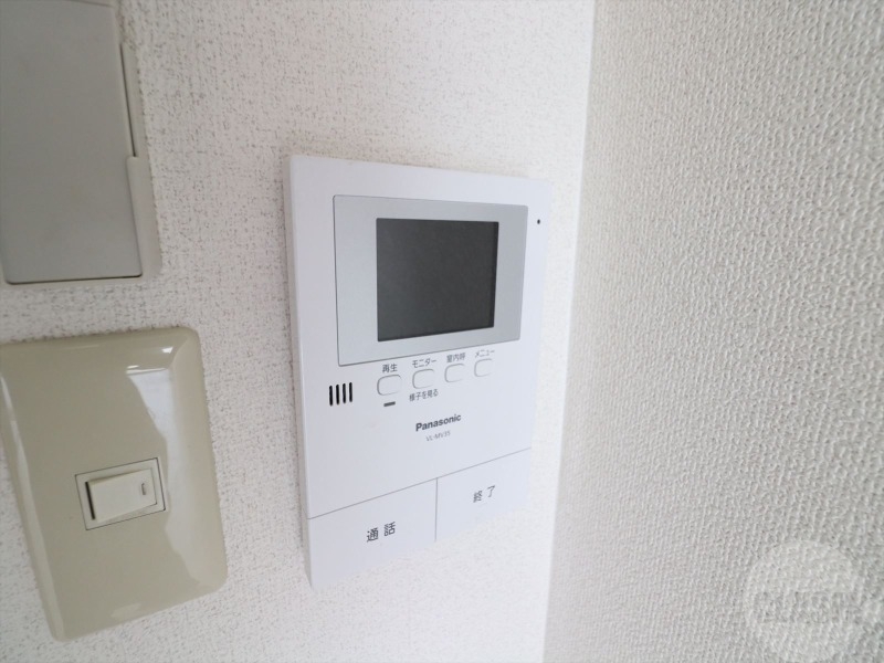 セキュリティ　モニターホン付きで安心です
