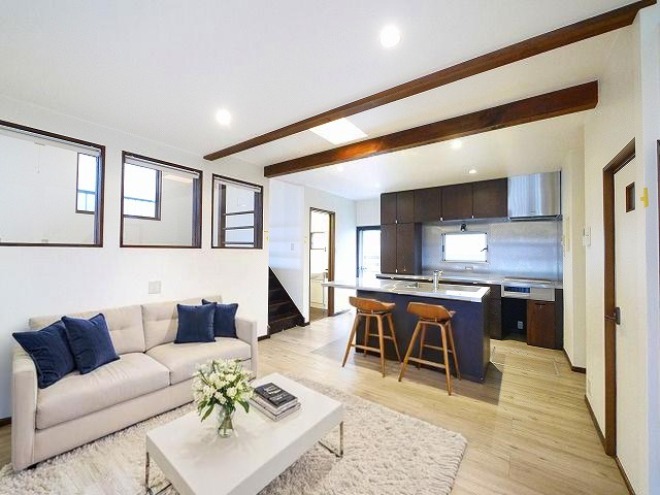 居室・リビング　CGで家具等を配置したもので家具等は含まれません