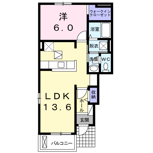 メゾン　ドゥ　フルールの間取り