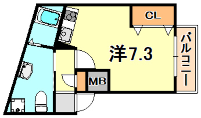 THE CITY 塩屋の間取り写真