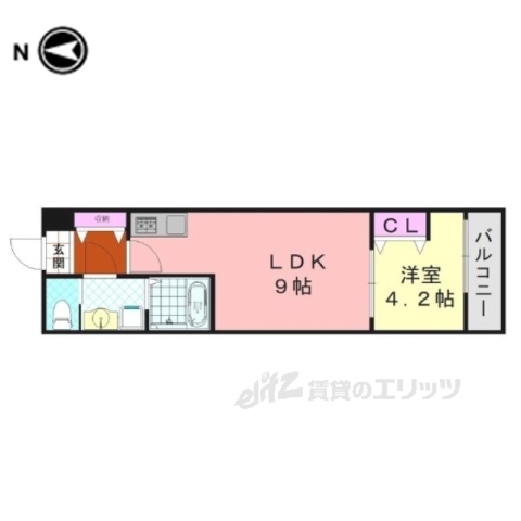 H-MAISON大蓮北の間取り写真