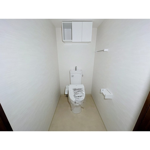 トイレ　※建築中写真