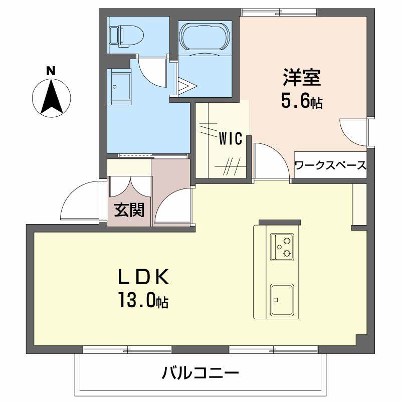バリュージュ広丘の間取り写真