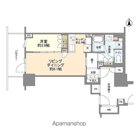 Brillia Tower 池袋 Westの間取り写真
