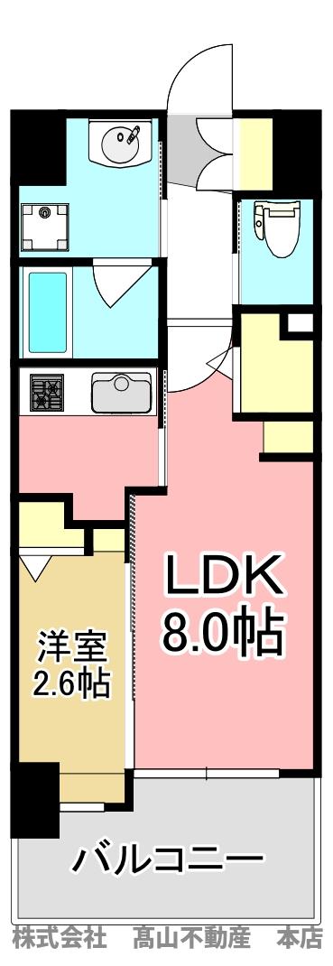 ロイヤルシティ福間駅前の間取り写真