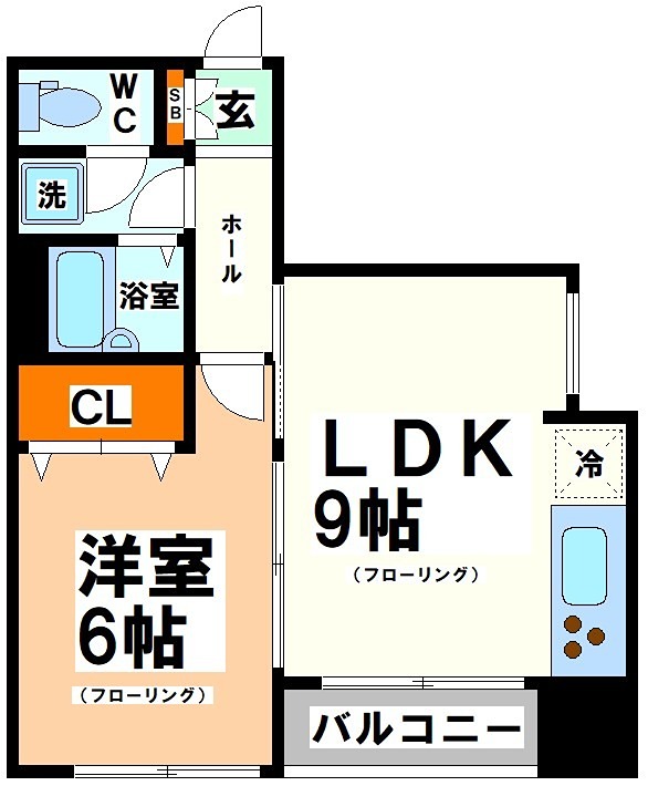 京王線 笹塚駅 徒歩1分 12階建 築54年の間取り写真