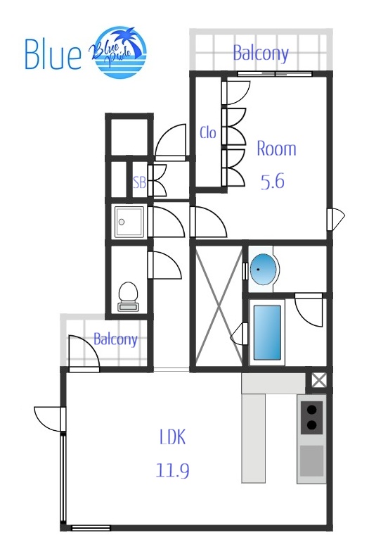 ＪＲ京浜東北線 鶴見駅 徒歩10分 7階建 築15年の間取り写真