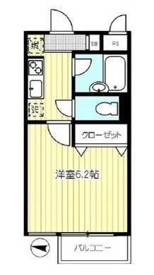東急大井町線 等々力駅 徒歩5分 5階建 築24年の間取り写真