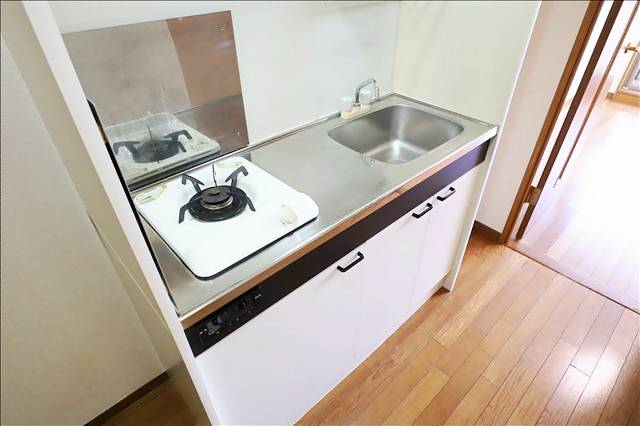 キッチン　システムキッチンなので楽しく料理が出来ます