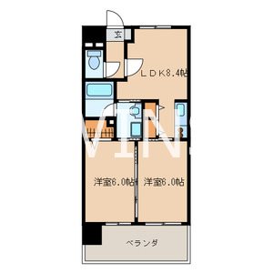 ＪＲ鹿児島本線 吉塚駅 徒歩12分 10階建 築19年の間取り写真
