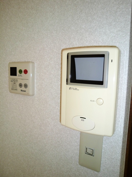 セキュリティ　TVモニターもついているので来客時も安心です。