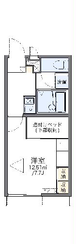 レオパレスルミナスＵの間取り