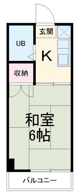 愛知県名古屋市南区三条２（マンション）の賃貸物件の間取り