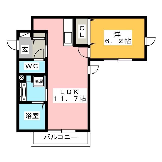 Ｄ－ＲＯＯＭ本荘ＥＡＳＴの間取り