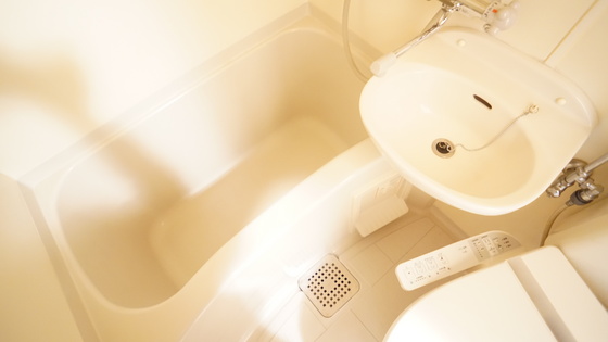 バス・シャワールーム　洗濯機置場