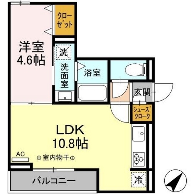 セレーナ東鷹匠の間取り