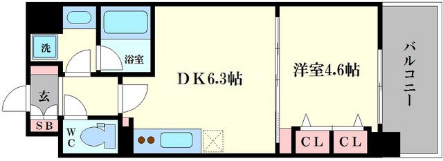 アーバネックス同心の間取り