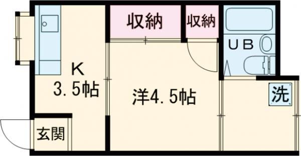 東京都文京区音羽１（アパート）の賃貸物件の間取り