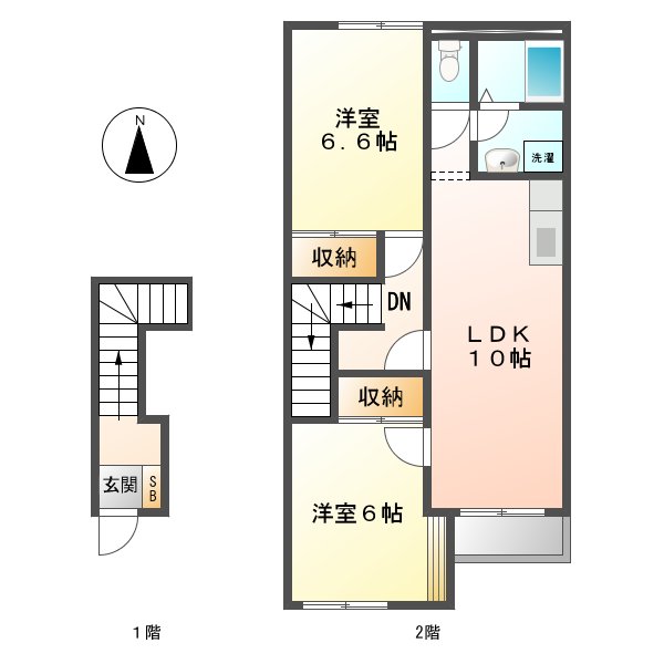 ピュアフォレストIIの間取り