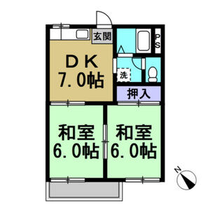 フォーブル末広の間取り