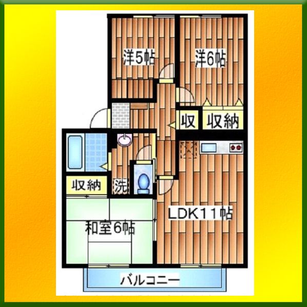 インペリアルの間取り