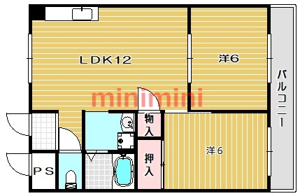 第２大和コーポの間取り