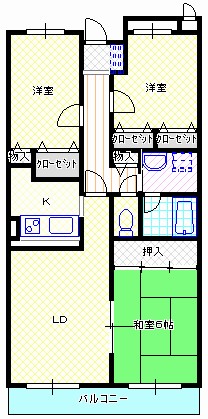 グリーンパレスの間取り