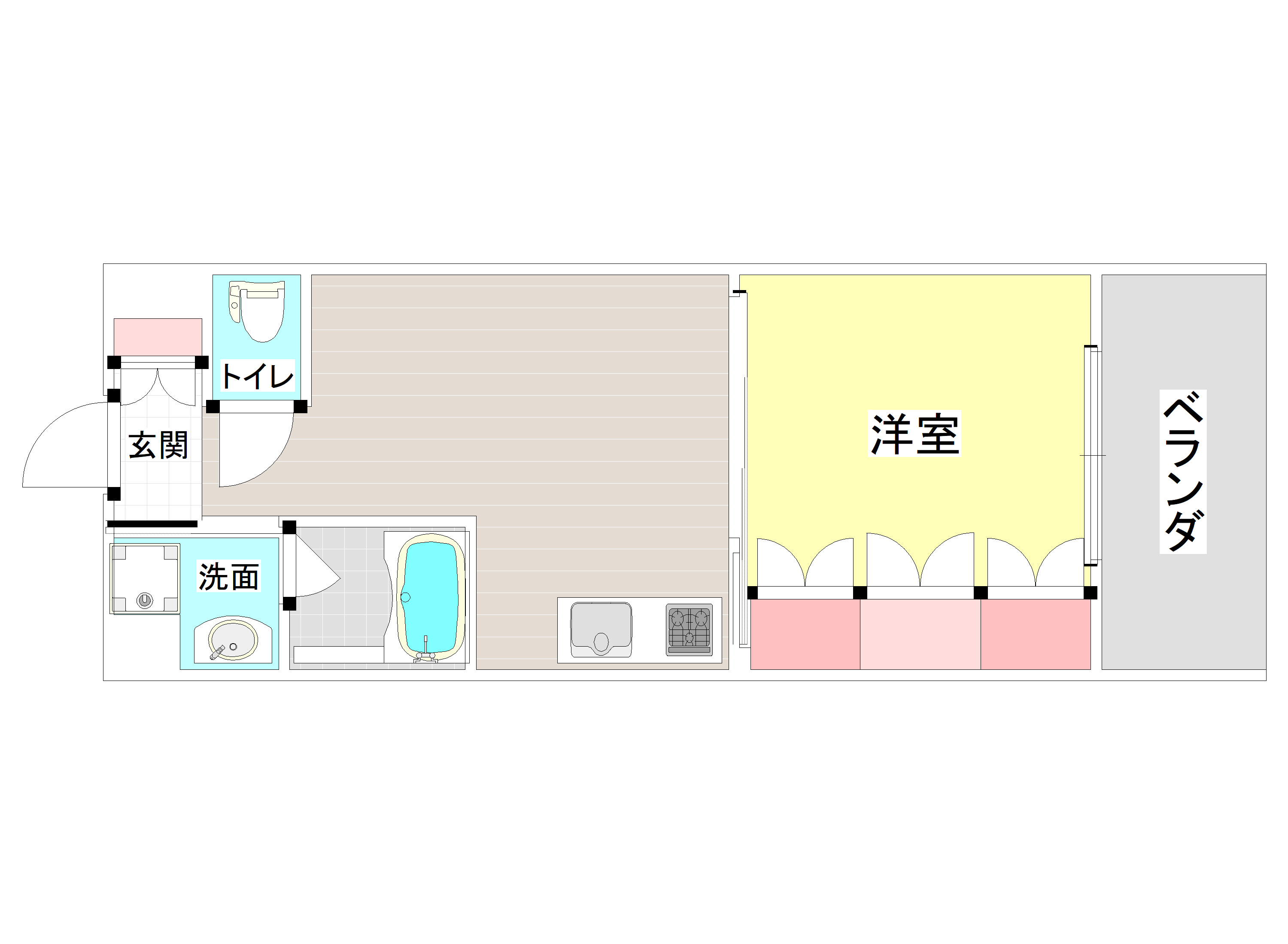 ラクーレVの間取り