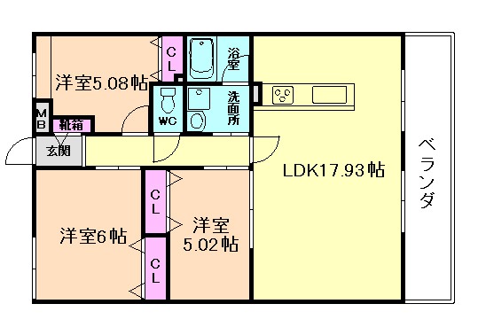 (仮称)箕面市新稲７丁目M計画の間取り