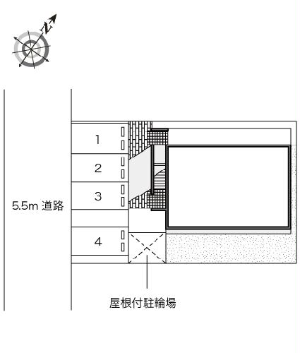 【レオパレスコンプリメンティのトイレ】