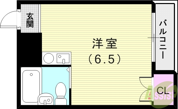 【パーソナルマンション杭瀬2番館の間取り】