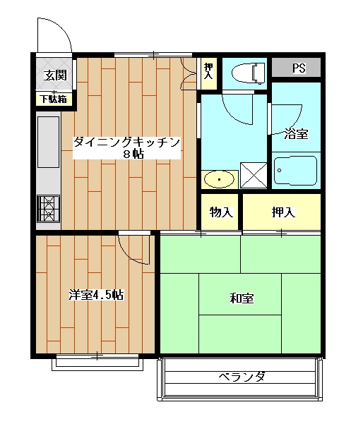 赤塚マンションの間取り