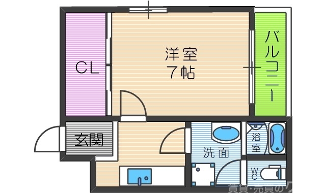 ドーリア花園の間取り