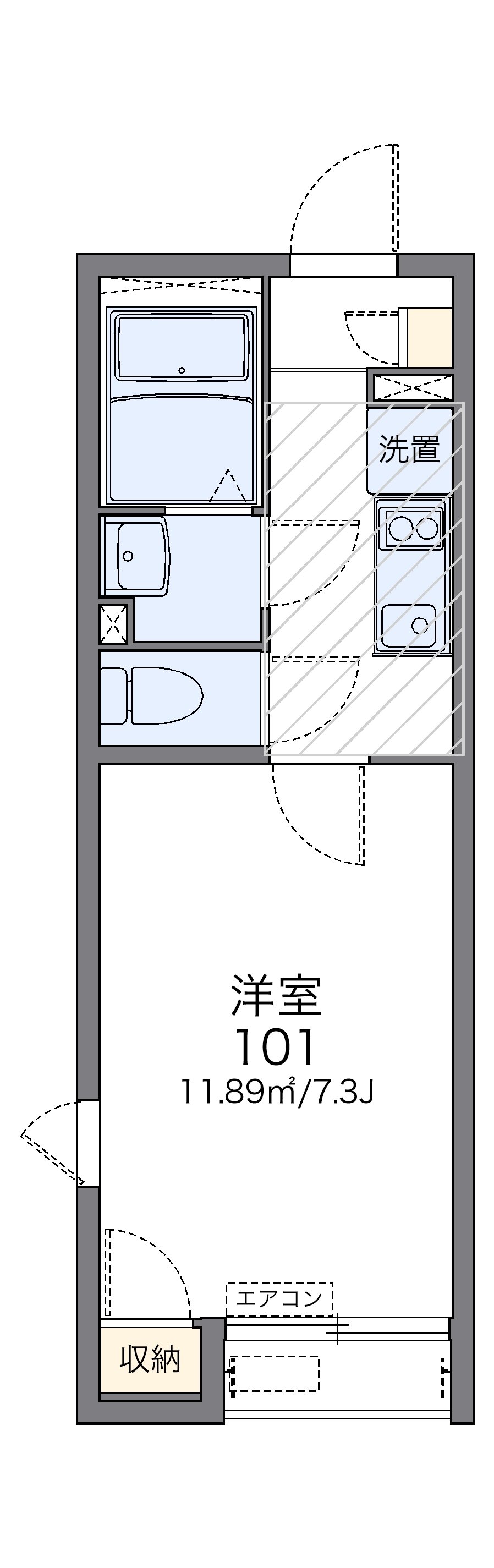 レオネクスト中海岸の間取り