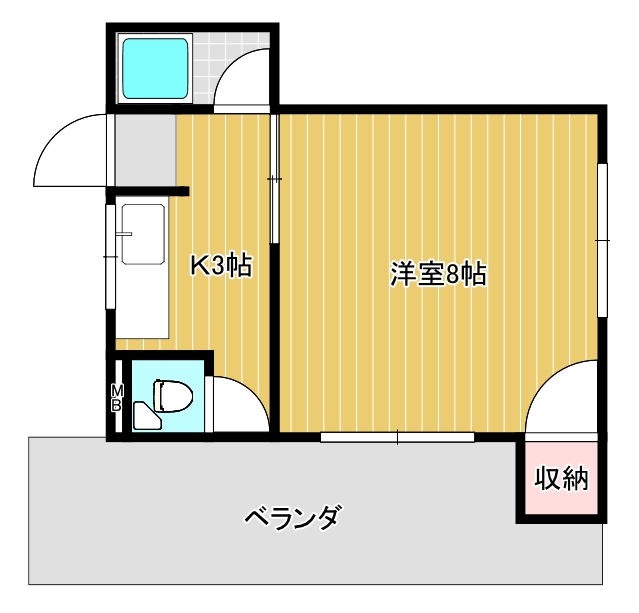 大石ハイツの間取り