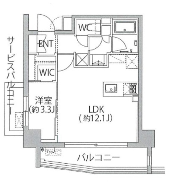 レスピール蓮根の間取り