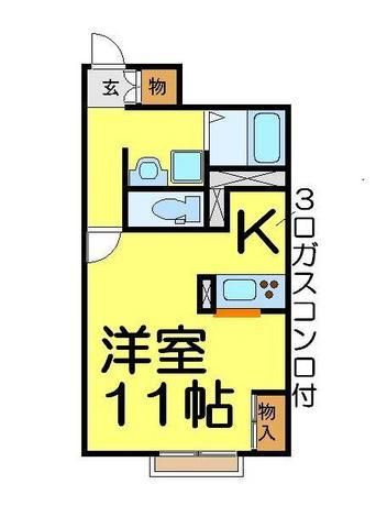 レオネクストＭＴ　西原の間取り