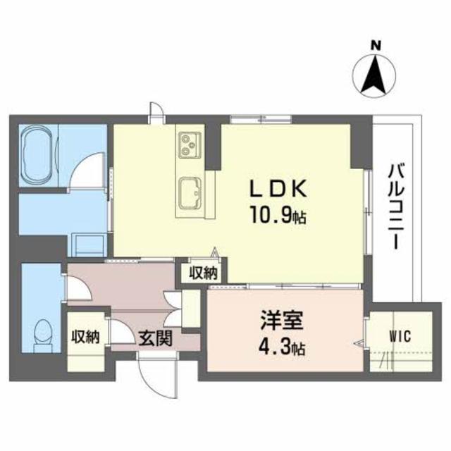 グリシーヌオール中町の間取り