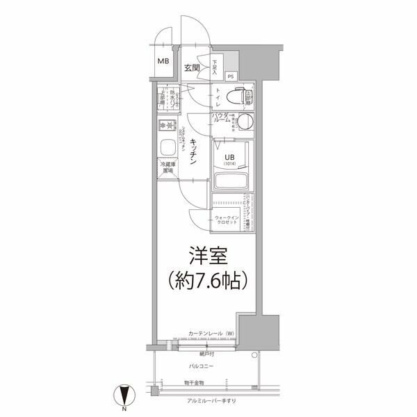 エスリード名古屋 STATION CENTRALの間取り