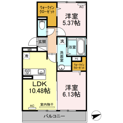 KS・Iの間取り