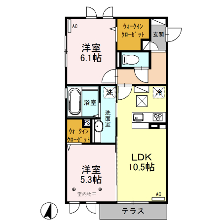 Ｃｏｎｆｏｒｔの間取り