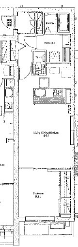 船橋市本中山のマンションの間取り