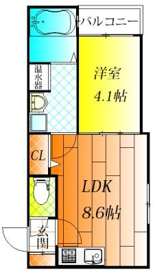 サンメゾン藤井寺の間取り