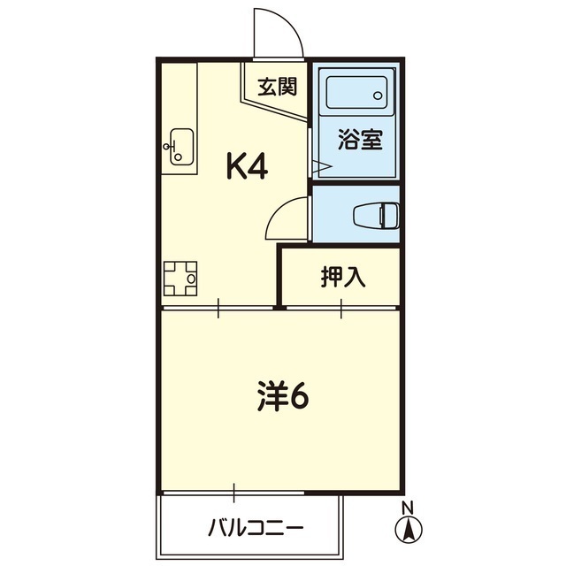 大江グリーンハイツの間取り