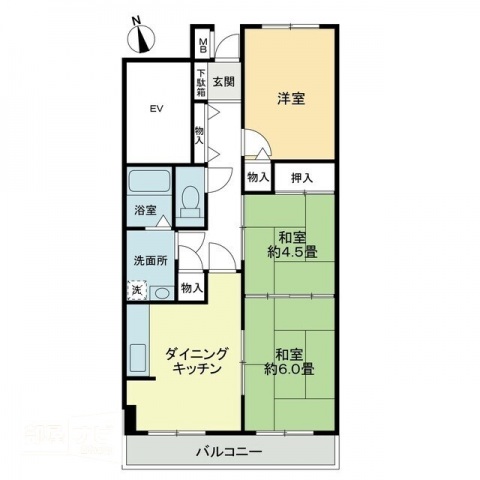 スカール太田の間取り