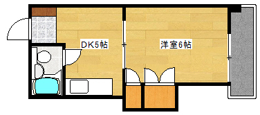 サンハイムうえだの間取り