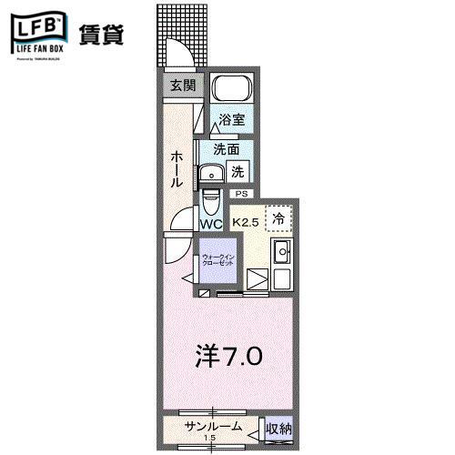 ミモザの間取り