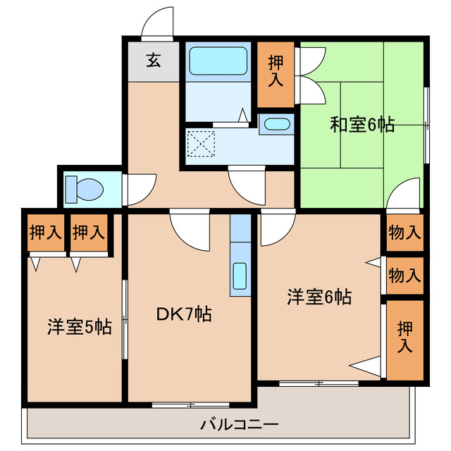 N麻里布の間取り